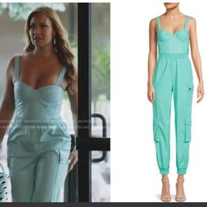 Alice + Olivia Frida Cargo Jumpsuit